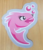 BassGirl fish sticker