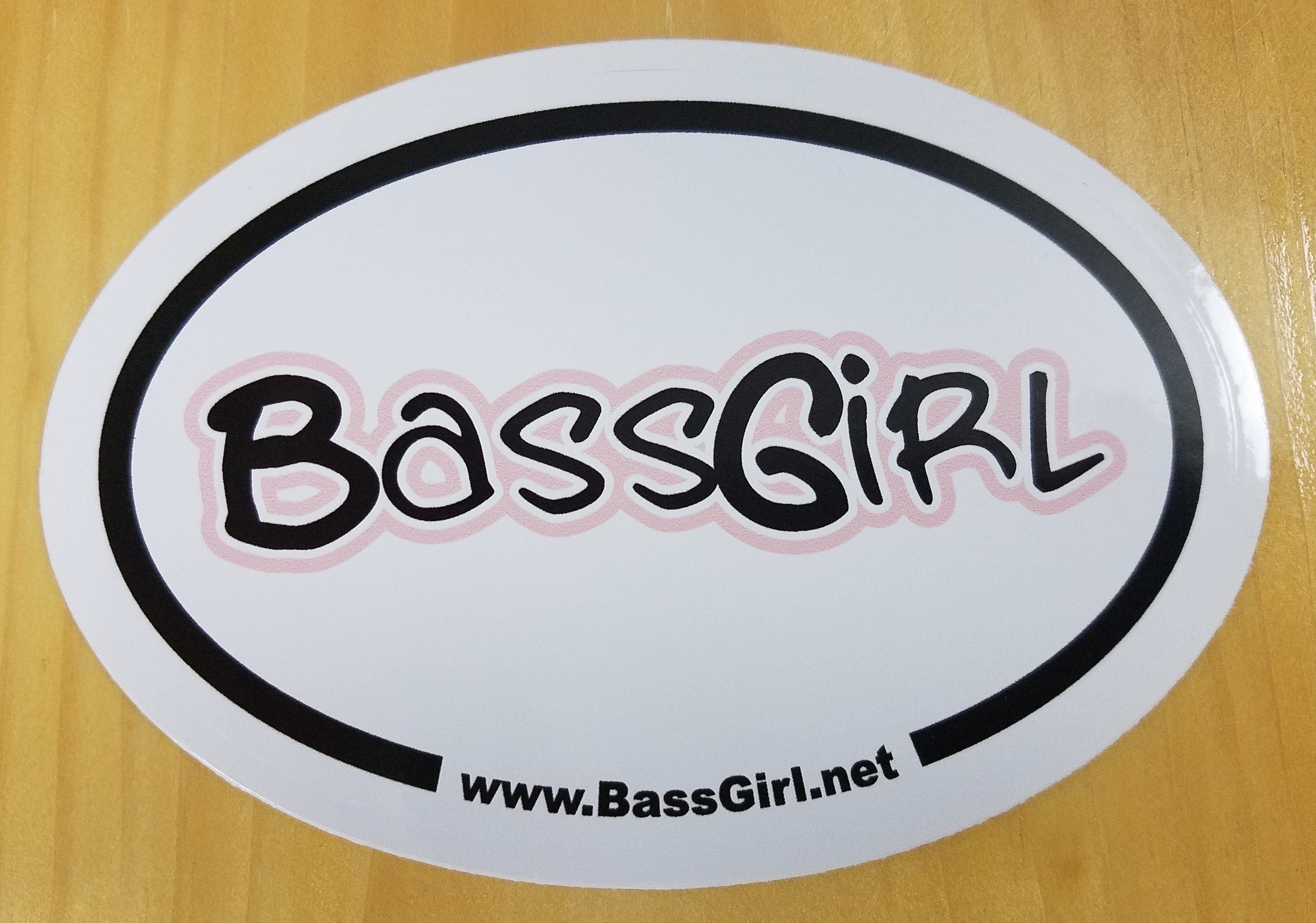 BassGirl euro sticker