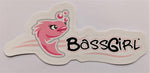 BassGirl logo sticker